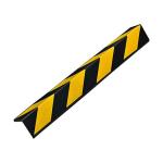 Implemental Safety Foam Protectors Tape Black, Yellow Parking Rubber Pillar