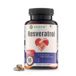 Zespo Trans Resveratrol 3 in 1 Formula - Powerful Antioxidant Supplement with NMN, Quercetin Dihydrate & Fisetin for Immune Support & Healthy Aging - 60 Cap