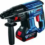 BOSCH GBH 180-LI Cordless Rotary Hammer, SDS Plus, Brushless Motor, 2J, 2.3 kg, 5,100 bpm, 1,800 rpm, 3 Modes + 2 x battery GBA 18V 4.0Ah, GAL 18V-40 Charger , 1 Year Warranty