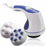 QONETIC Electric Handheld Body Massager Machine for Remove Back, Head, Neck, Leg, Shoulder and Foot Pain with Weight Loss Function Pain Relief Relax and Spin Tone Body Massager