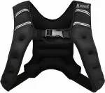 Aurion by 10club Durable Effective Body Weighted Vest Workout Equipment - 1Pc (Black, 5 Kg) | Gym Equipment | Fitness Jacket for Men and Women | Army Jacket | Military Equipment | Adjustable Vest Belt
