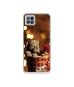 Casotec Teddy In Cup Design Printed Silicon Soft TPU Back Case Cover for Oppo A73 5G