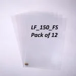 FILE MARS VIRGIN PAPER SHEETS 150 MICRONES L TYPE FOLDER (Set Of 12, White)