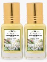 Menjewell Combo Pack Of 2PCs Attar(Rajnigandha 5ML,Rajnigandha 5ML)Attar Perfume Floral Attar (Floral)