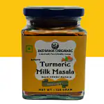 Indiana Organic Haldi doodh Masala (120 Gram), Immunity Booster, Turmeric Latte Mix, Golden Milk Masala - 120 Gram