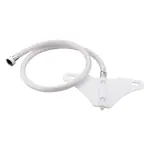 NEW WARE PVC Jet Spray Hose for Toilet With Bracket for Heavy Duty Threaded Hose Pipe