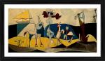 DECOR ADVENTURES Joie De Vivire Joy of Living by Pablo Picasso Wall Painting - 12x24 inch