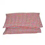 CRAZYWEAVES 100% Cotton Handloom Khadi Pillow Covers | Cotton Pillow Covers - Set of 2(Multicolour)