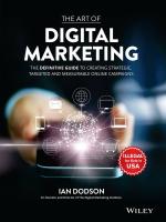 Computer Book Shop The Art Of Digital Marketing-The Definitive Guide To Creating Strategic, Targeted And Measurable Online Campaigns Ian Dodson Hardcover 396 Pages
