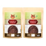 Changezi's Kiln Fired Kala Noon Exotic Mineral Rich Black Salt Fresh Himalayan Black Salt | Black Salt Grinder Perfect for Chaats, Chutneys, Salads, Fruits, Grilled Chicken-400GM*2Pack