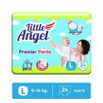 Little Angel Premier Baby Diaper Pants,Large -24 Count
