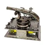 Dhairya Creations Gun Shape Lemon Fragrance Yellow Car Perfume For Car Dashboard