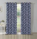 La elite Glossy Finish Room Darkening Polyester Eyelet Window Curtains Pack of 2 Pcs Each Size Width 4 Feet x 5 Feet Grey Color