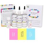 Kadam Skin Friendly Kadam Tie Dye Kit #11 Bubblegum With Dye Activator And Colour Fixer Included, Cold Fabric Dyeing Combo 11 Bubblegum - Soft Pink, Pastel