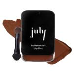 July Coffee Rush Lip & Cheek Tint | 3in1 for Lips| Cheeks & Eyelids| SPF 15 | 24hr Moisturization | Vibrant Creamy Matte| With Jojoba Seed Oil & Sweet Almond Oil | Longwear | Weightless | 10gm (Brown)