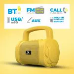 Zebronics ZEB-COUNTY3 3W Wireless Bluetooth Portable Speaker(Yellow