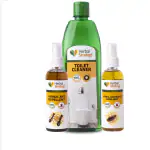 Herbal Strategi toilet cleaner combo: Toilet cleander 500 ml+ Ant repellent 100 ml+ Cockroach repellent 100 - Set of 3 ml