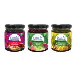 DiaBliss Diabetic Friendly Jam Combo Pack - Mixed Fruit, Pineapple Ginger, Guava each 225g Sugar Free Alternative - Low GI