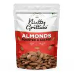 Nutty Gritties California Roasted Almonds, Lightly Salted and Dry Roasted - 200g