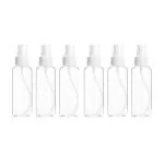 Imaashi 100 ML Empty Spray Bottles Fine Mist Spray Bottles Set Refillable Travel Bottles Liquid Containers Mini Spray Bottle for Hair Perfume Water Cologne Samples Sanitizer Hand Wash Rangoli (Pack of 6)