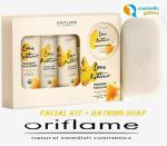 SMART BEAUTY Oriflame Cosmetic Gallery Radiance Facial Kit with Organic Milk, Honey and Turmeric with Milk & Honey Gold Creamy Soap Bar (5 Items in the set)