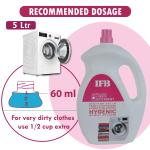 IF13 Liquid For All Type Of Washing Machine Liquid detergent (5L ) Fresh Liquid Detergent (5 L)