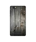 Casotec Wooden Texture Design Printed Silicon Soft TPU Back Case Cover for XOLO Era 4G