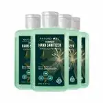 NATURE CODE Ayurvedic Hand Sanitizer - 125ml | Alcohol Based Hand Sanitizer | Alcohol Liquid Gel Sanitizer - (Pack of 4 x 125ml)