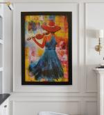 Shree Kala Woman With Violin