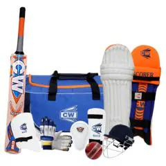 SMASHER Senior Sports Cricket Set Club Set Backpack Cricket Bag Bat Full Size 