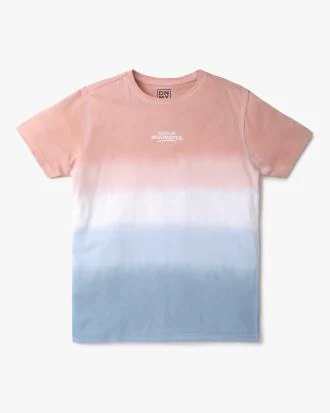 Tie & Dye Round-Neck T-Shirt