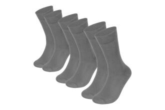 Supersox Men's Office Wear Compact Combed Cotton Regular Length Black Color Socks ( Free Size) - Pack of 3