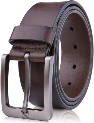 Elite Crafts Men And Women Brown, Black Genuine Leather Belt - 44 l Belt For Men & Boys l Formal Belts l Stylish l Latest Design l Fashion Accessories
