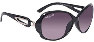 ELEGANTE UV Protected Oval Grey Sunglasses For Women