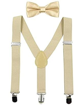 Accery Kids Suspender and Bow Tie Set