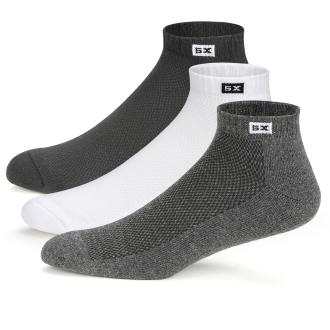Supersox Half Terry Cushion Special Design Sneaker Length Socks For Men(Pack of 3)