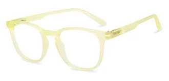 CREATURE Spectacles Frame | Peyush Bansal Glasses | Lightweight Specs With Zero Power|Medium (SUN-095-YLW) (YELLOW)