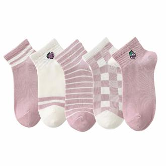 Youstylo Multicolor Socks for Women (Pack of 5)