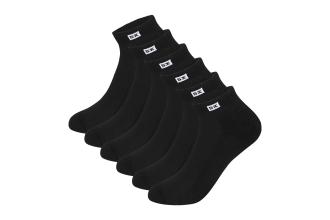 Supersox Half Terry Cushion Special Design Sneaker Length Socks For Men(Black Color, Pack of 3)
