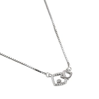 ZAVYA Sterling Silver Simple and Minimal Necklace for Women