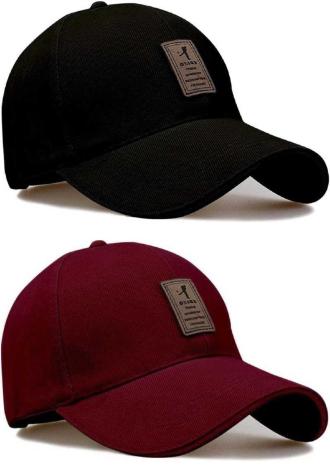 NEW STYLISH BASEBALL COMBO CAP PACK OF 2 Casual, Beach Wear, Festive, Formal,Party, Sports