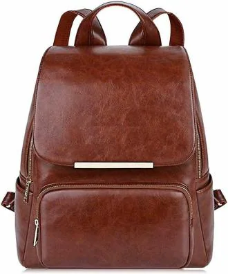 JAISOM Stylish Woman And Girls School College bag 10 L Backpack (Brown)