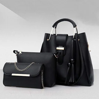 Pu leather ladies Handbag Combo of 3 l womens handbag l leather handbag for women