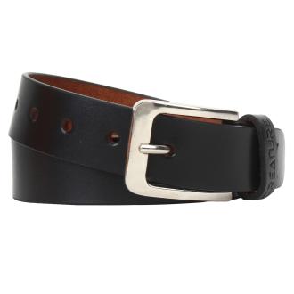 CREATURE Formal/Casual Black Color Genuine Leather Belts For Men (Length- 46 inches||35MM||BL-037)