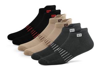 Supersox Pure Natural Bamboo Socks for Men's | Ankle Length Combo Pack of 3