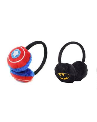 Accery Boys and Girls Cotton Earmuffs - Pack of 2