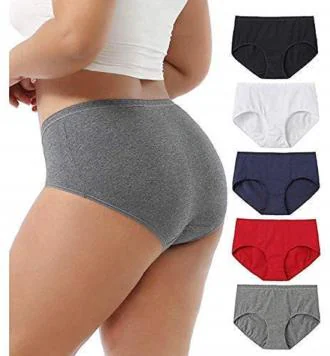 F FASHIOL.COM Women's Seamless Hipster Panty Ice Cool Mid Rise Cotton (Pack of 3 ) ( Multicolor) (XL)