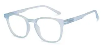 CREATURE Spectacles Frame | Peyush Bansal Glasses | Lightweight Specs With Zero Power|Medium (SUN-095-SKY BLU) (SKY BLUE)