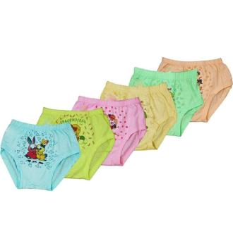 HAFEELA Panty For Baby Girls (Multicolor, Pack of 6)_18-24 M