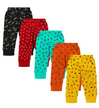 KUCHIPOO Track Pant For Boys & Girls (Multicolor, Pack of 5)
